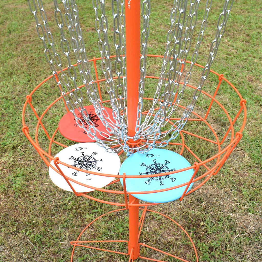 Disc Golf Basket Portable Metal Disc Golf Target Flying Disc Golf Practice Basket Indoor & Outdoor