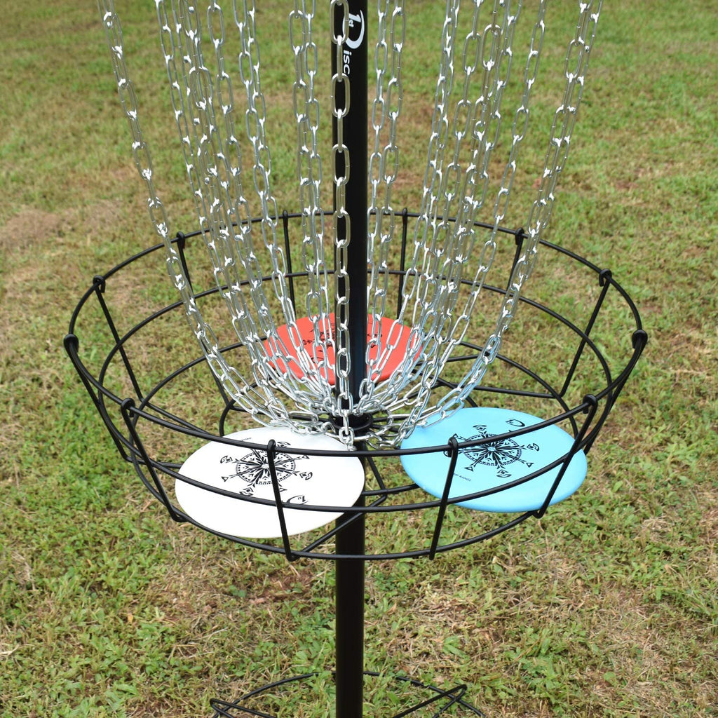 Disc Golf Basket Portable Metal Disc Golf Target Flying Disc Golf Practice Basket Indoor & Outdoor