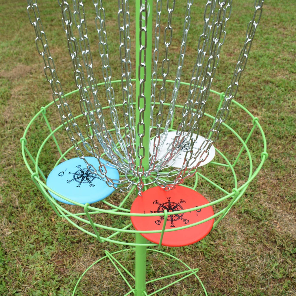 Disc Golf Basket Portable Metal Disc Golf Target Flying Disc Golf Practice Basket Indoor & Outdoor