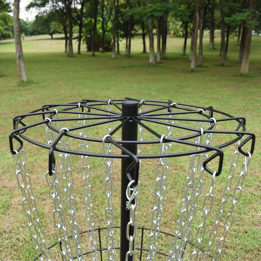 Disc Golf Basket Portable Metal Disc Golf Target Flying Disc Golf Practice Basket Indoor & Outdoor