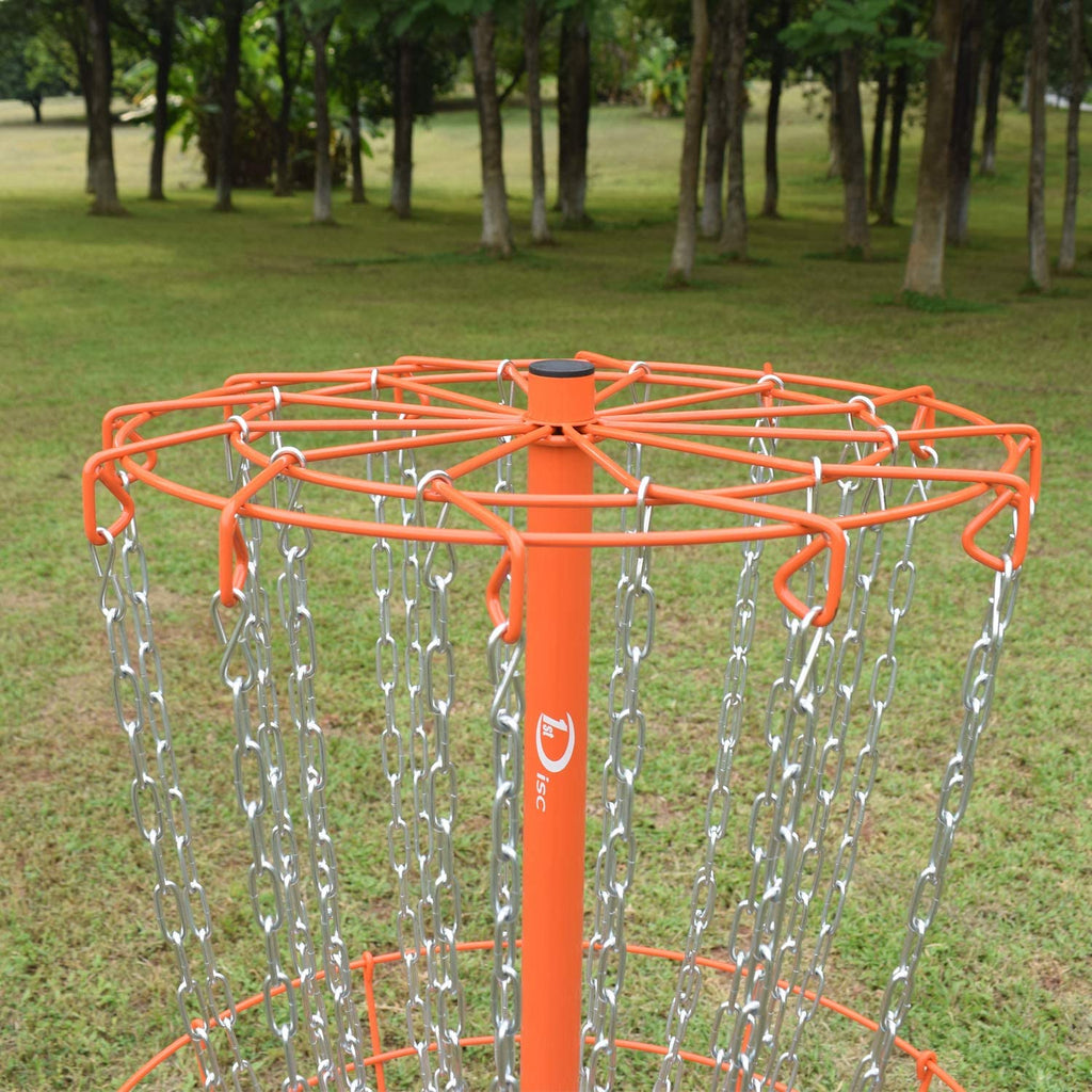 Disc Golf Basket Portable Metal Disc Golf Target Flying Disc Golf Practice Basket Indoor & Outdoor