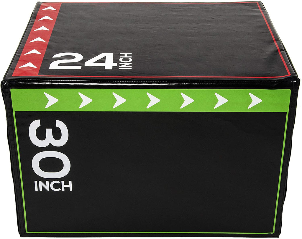 KIRENTTO 3 in 1 20" 24" 30" Foam Plyometric Box Jumping Exercise